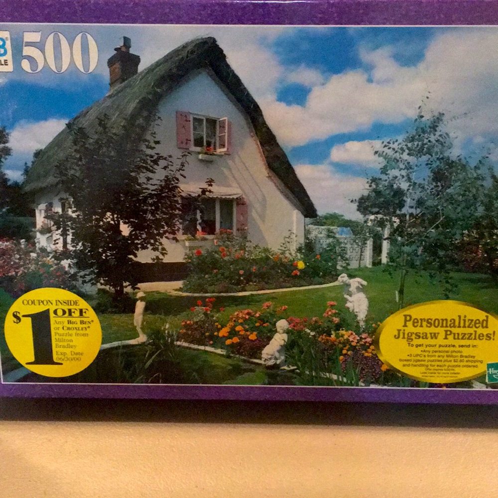 500 piece English Cottage puzzle